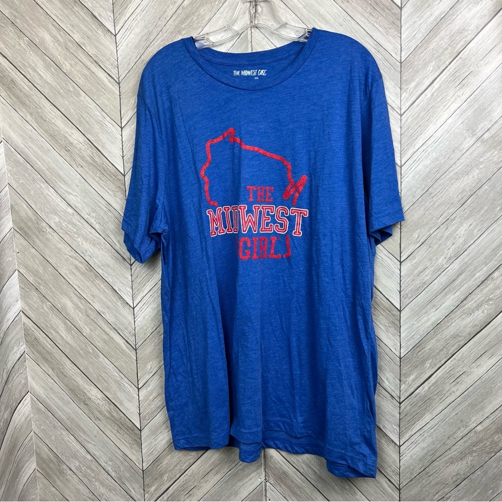 New The Midwest Girl Wisconsin t-shirt XXL